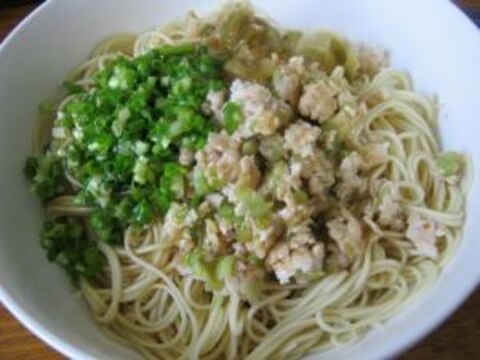 マルタイラーメン・アレンジ☆鶏ネギラーメン